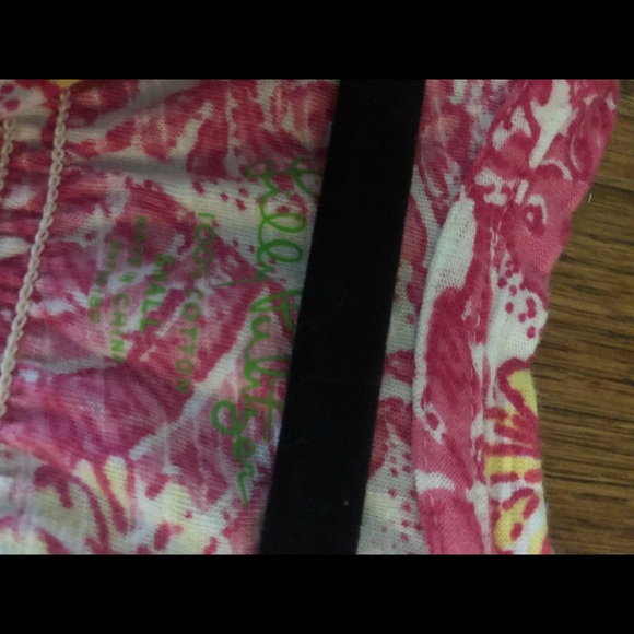 Lily Pulitzer pink floral top - Picture 2 of 2